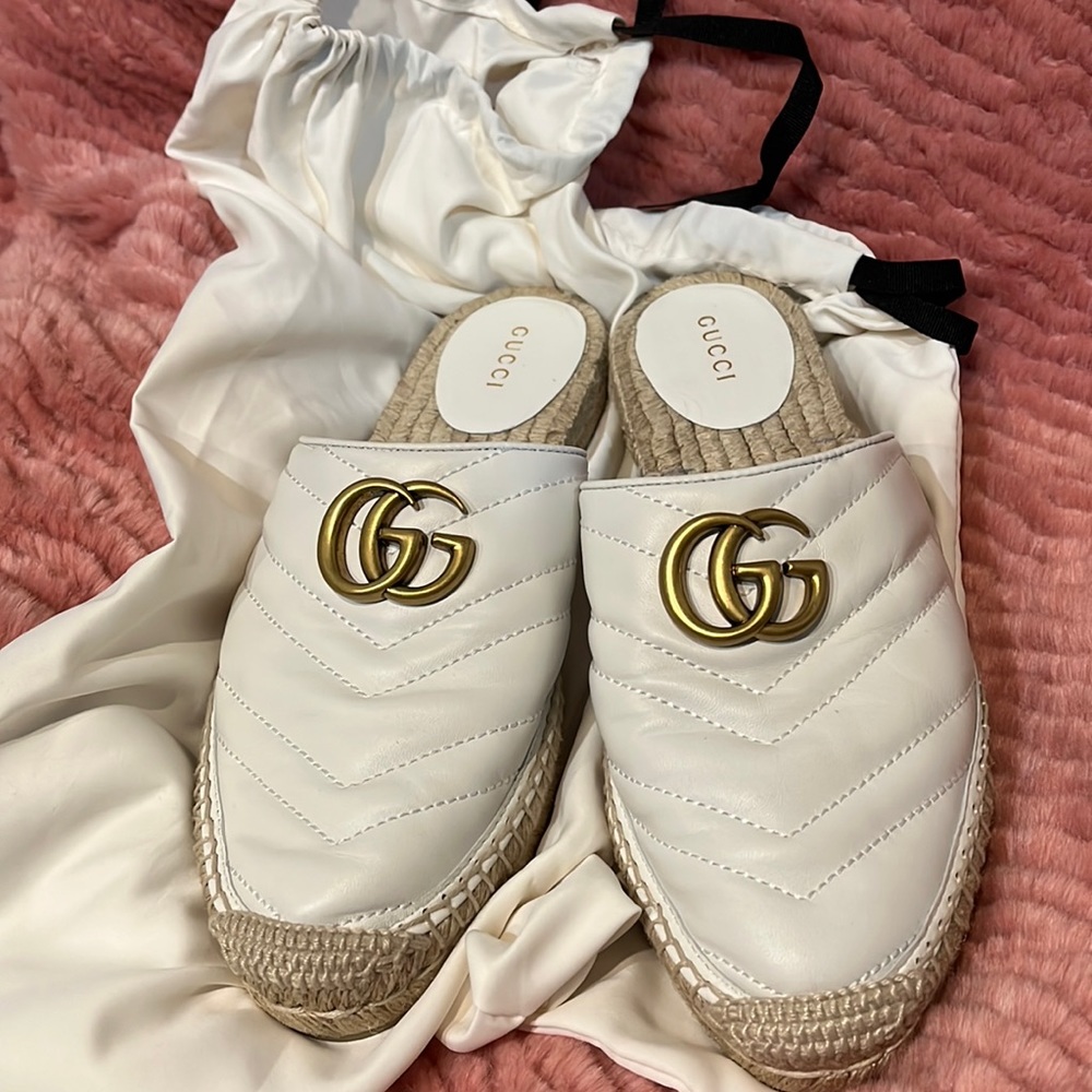 Authentic GUCCI Marmot slides
